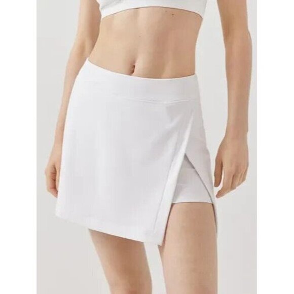 OUTDOOR VOICES Court Skort 4.5 Active Tennis Sports White S 79-11